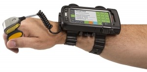 Honeywell Wearable Solution - hands-free, wrist-mounted computer with ring scanner