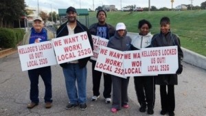 Workers locked out of Memphis plant. Photo Credit: BCTGM