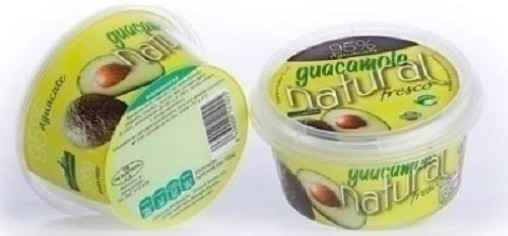 This barrier in-mold label pack protects the guacamole inside with strong graphics outside.