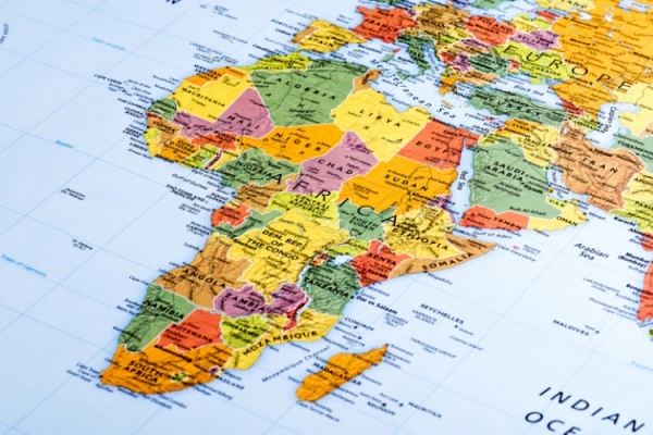 Map of Africa omersukrugoksu