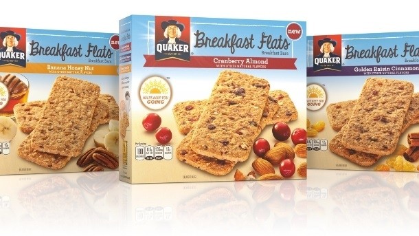 Quaker Breakfast Flats are available in three flavors