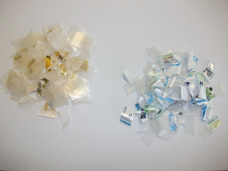 Ecoplas recyclable labels peel off easily during the recycling process