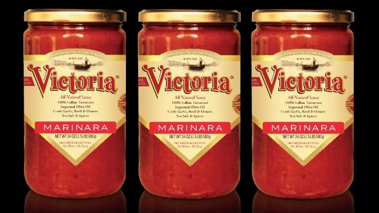 Victoria Fine Foods is putting the list of all-natural ingredients on the front of its pasta sauce labels.