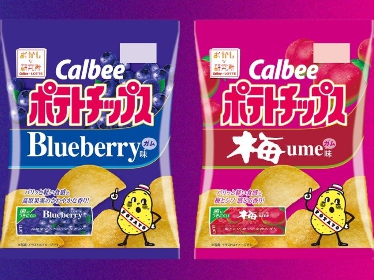 Calbee has once again innovated with exotic flavours for its potato chips sold in Japan. Pic: Calbee