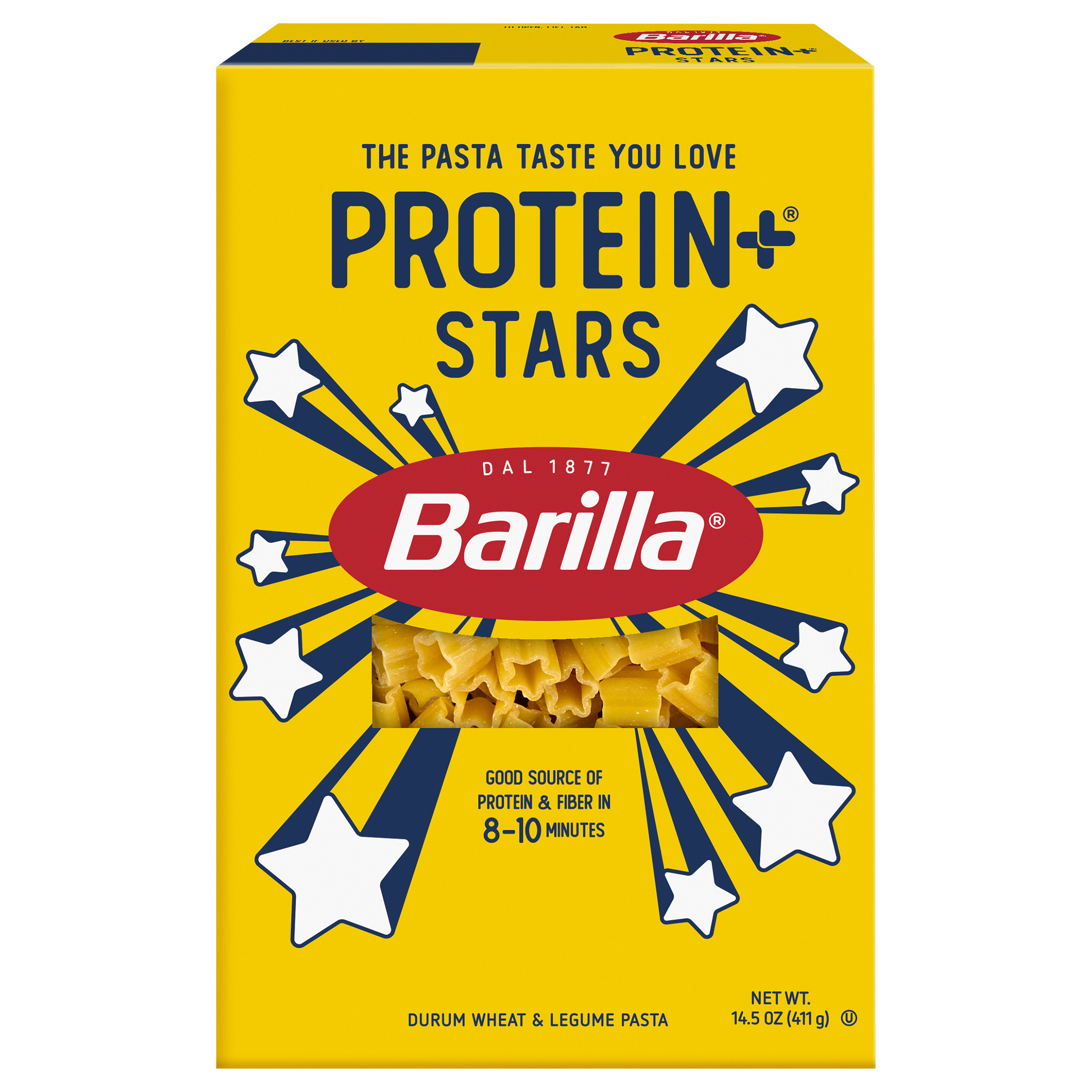 Barilla recently launched Protein+ Stars pasta, a star-shaped offering delivering 17 grams of protein and 10 grams of fiber per 3.5-ounce serving.