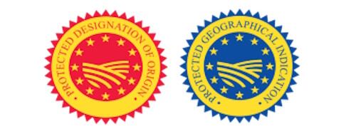 EU's PDO and PGI logos