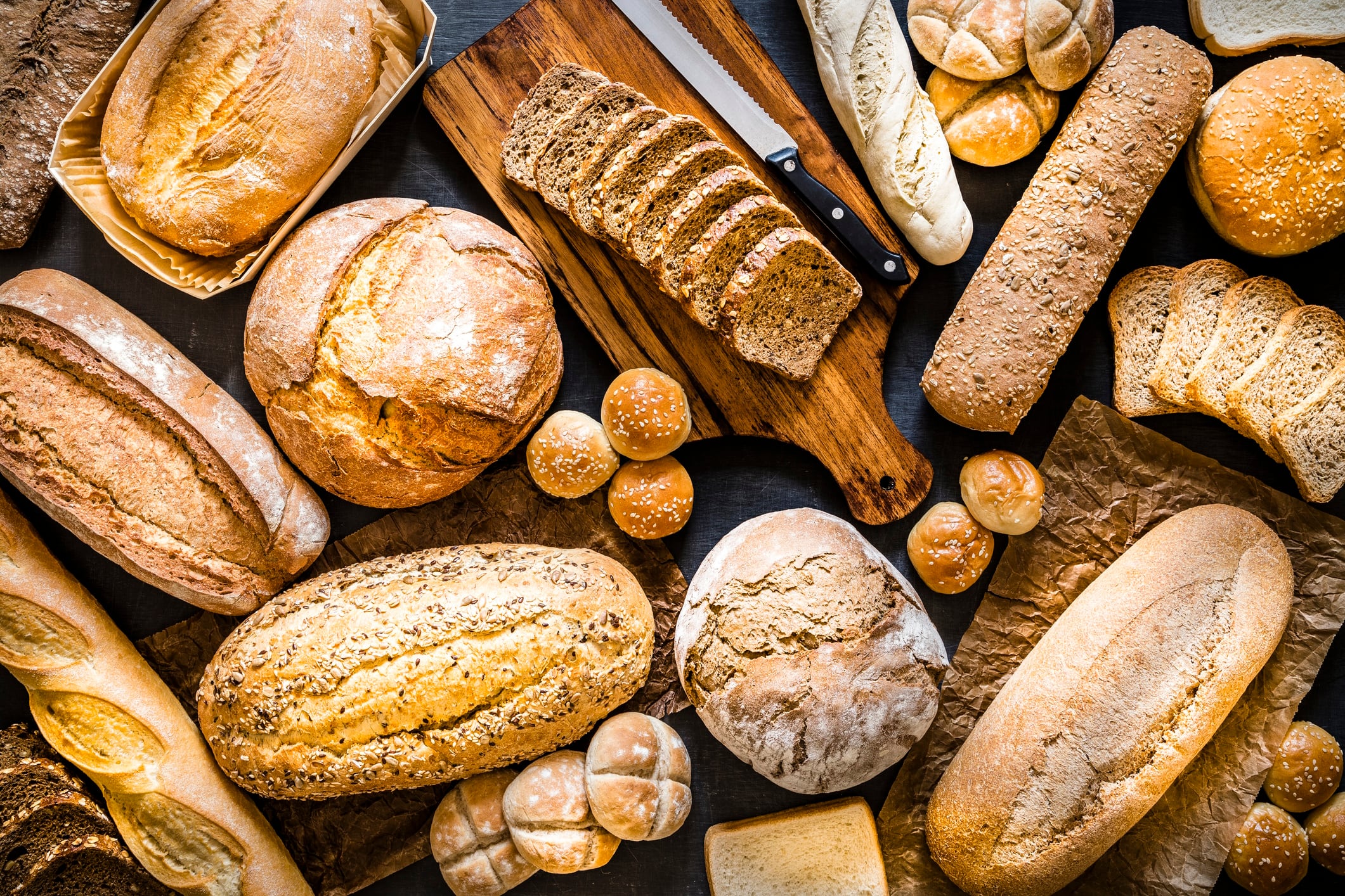 Assortment of bread