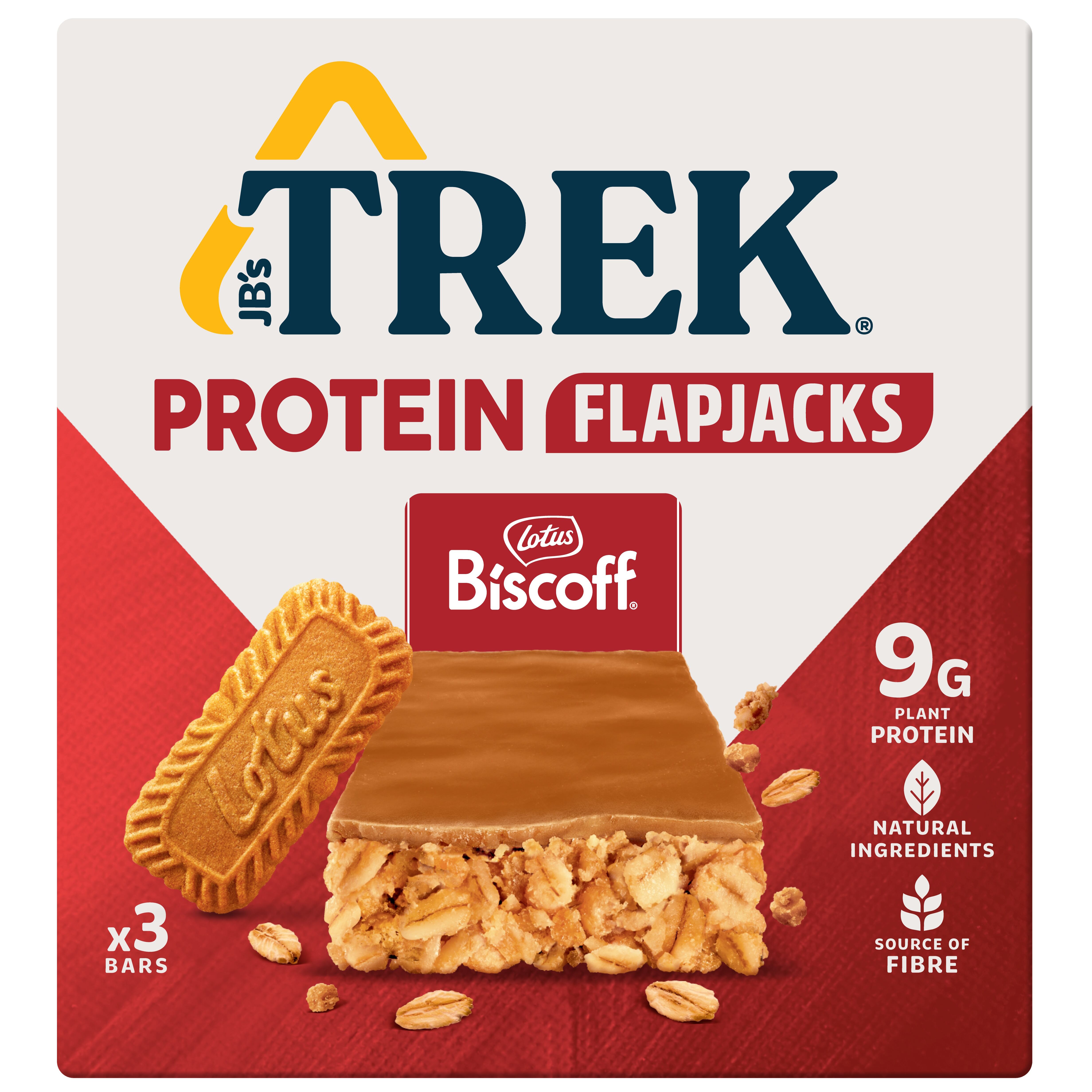 TREK Biscoff Protein Flapjak