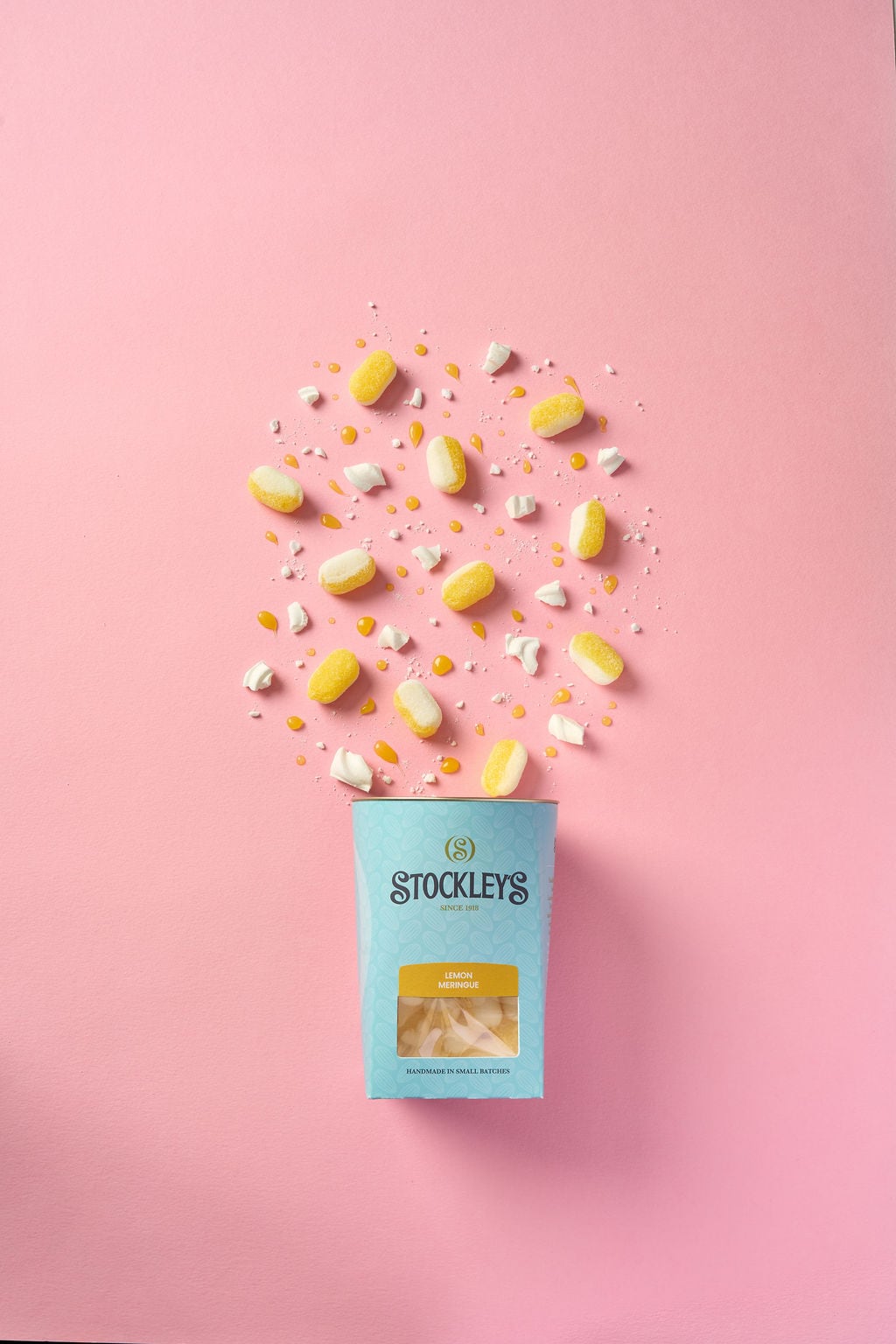 Stockley’s Lemon Meringue speciality sweet carton.