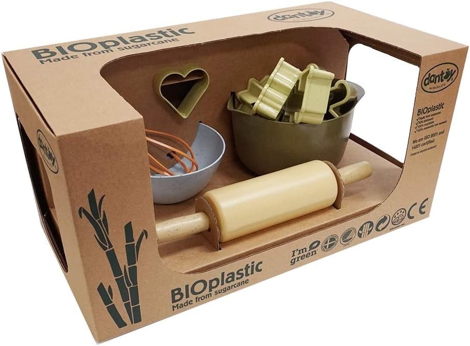 Dantoy's bioplastic I'm Green baking set