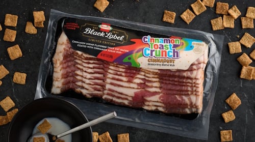 Bacon flavoured Cinnamon Toast Crunch