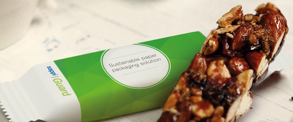 Sappi Europe launches multifunctional packaging for nut and fruit bars