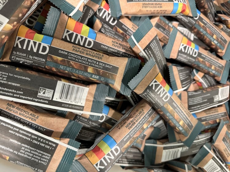 KIND paper wrapper bars