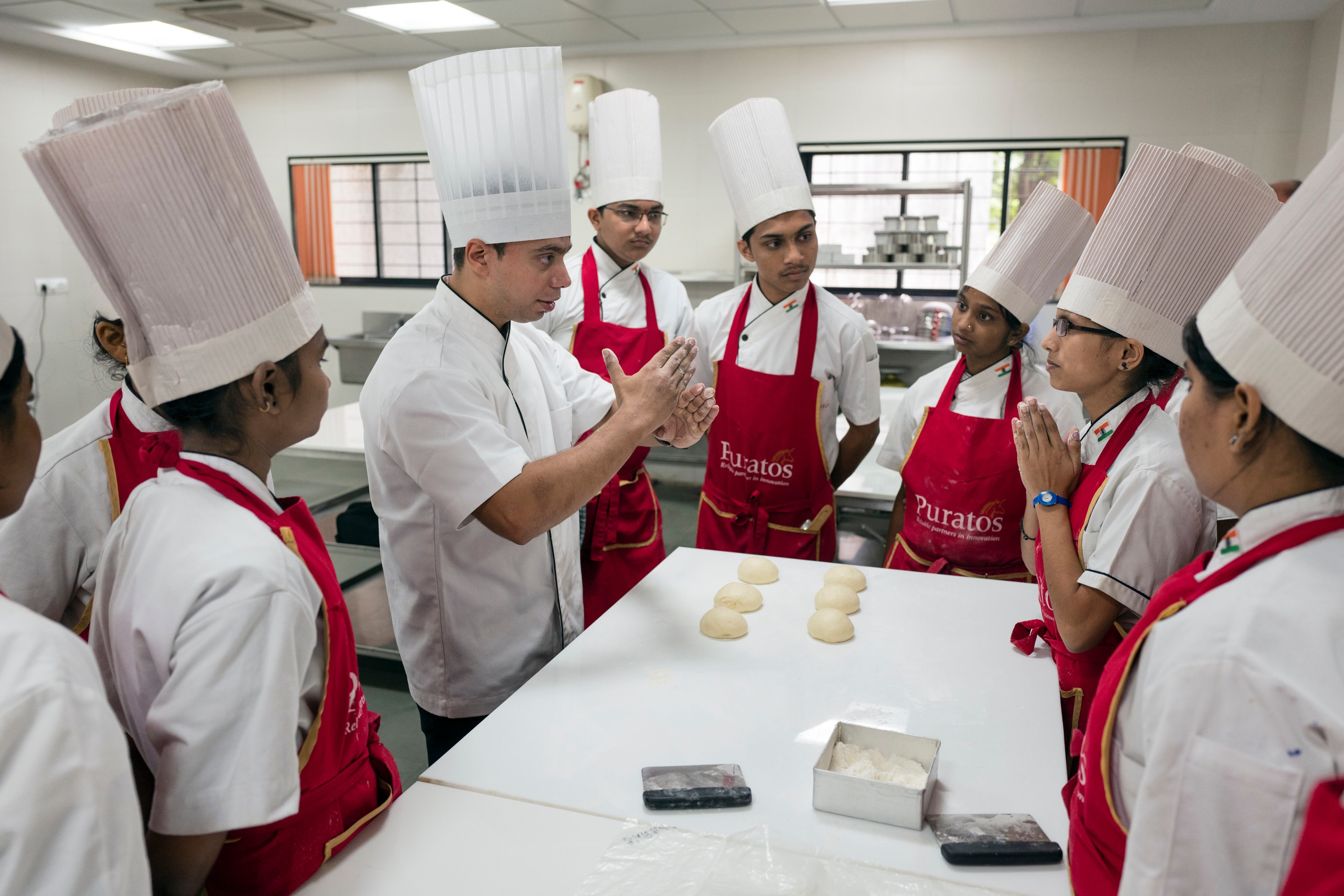 Puratos' bakery school in India