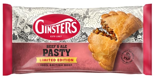 Ginsters Beef and Ale Pasty
