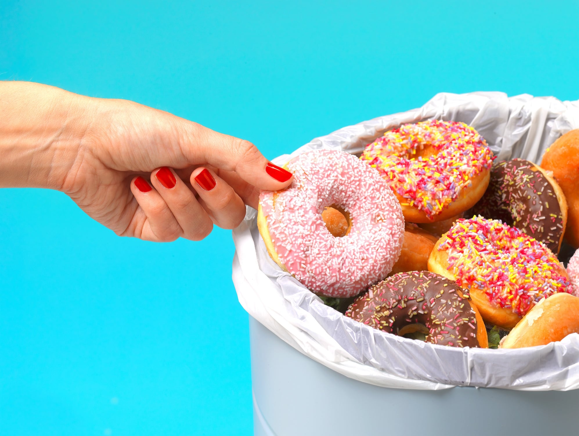 Throwing away doughnuts