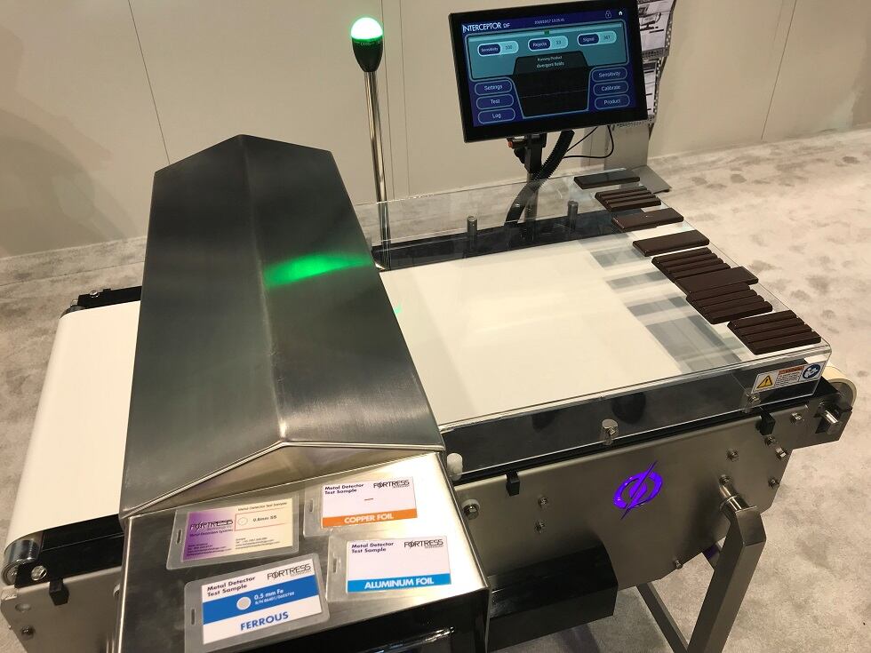 Fortress Technology unveils new inspector that detects metal flakes in baked goods