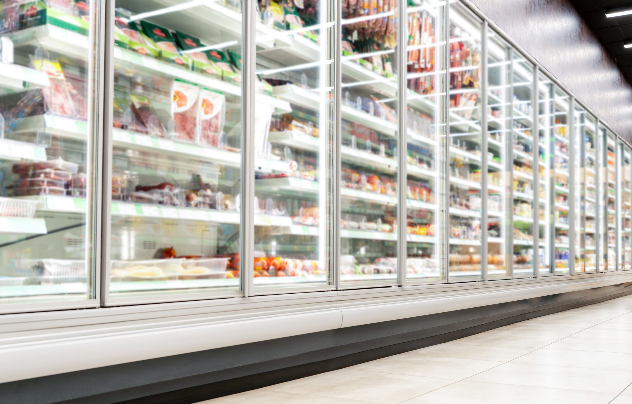 Supermarket fridges