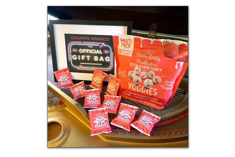 Probiotic Strawberry Yoggies at the Grammys