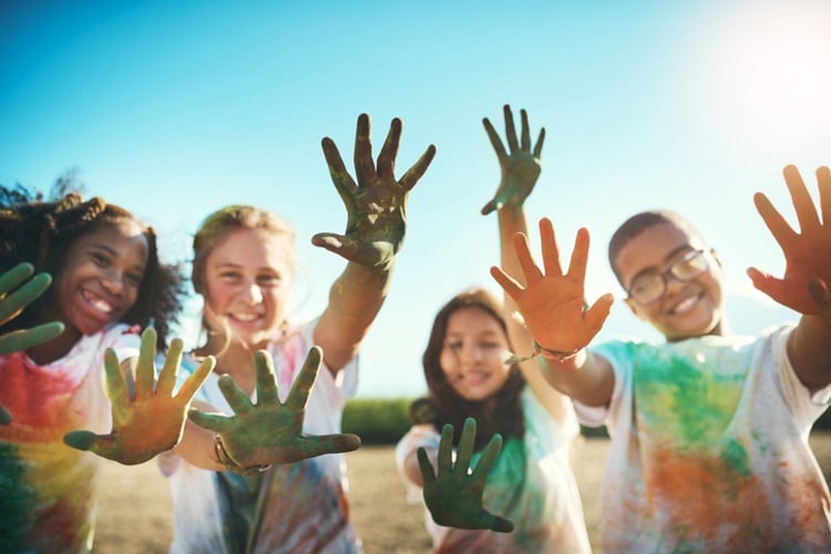 Children having fun