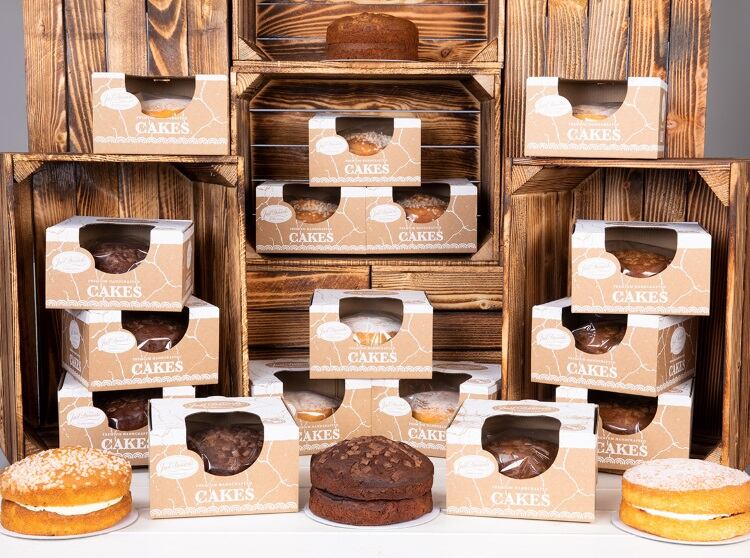 Retail cake range