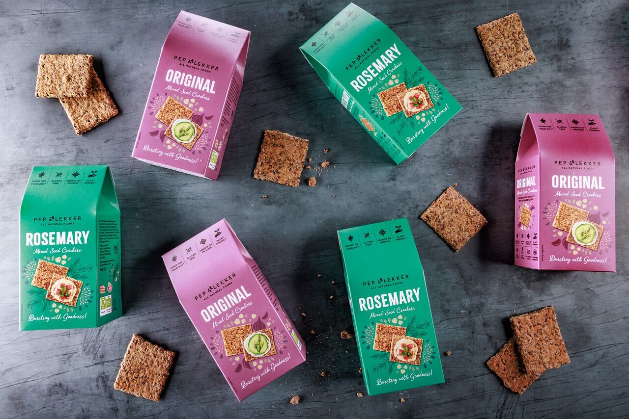 Pep & Lekker’s functional crackers