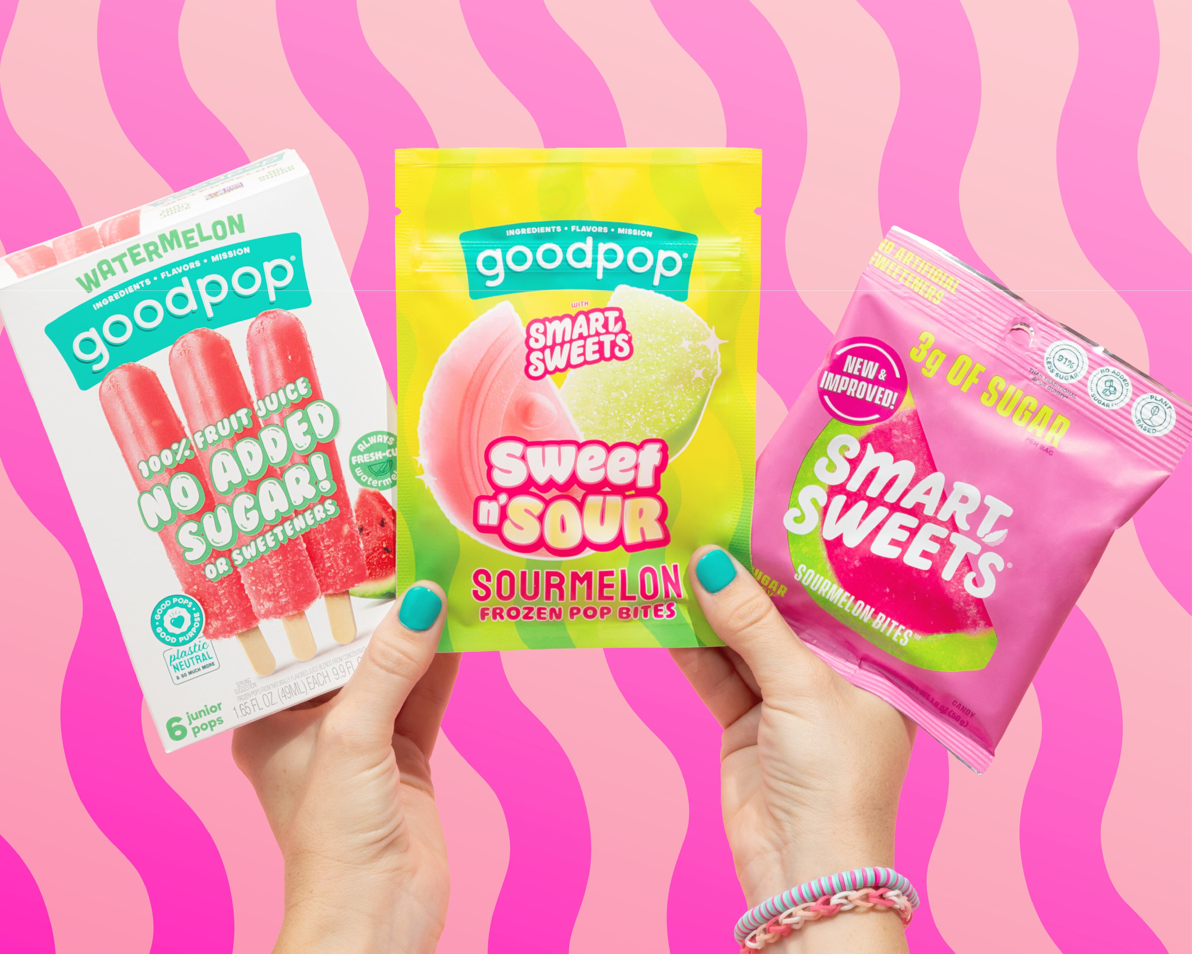 GoodPop and SmartSweets collab blurs the line between snacking and frozen novelties
