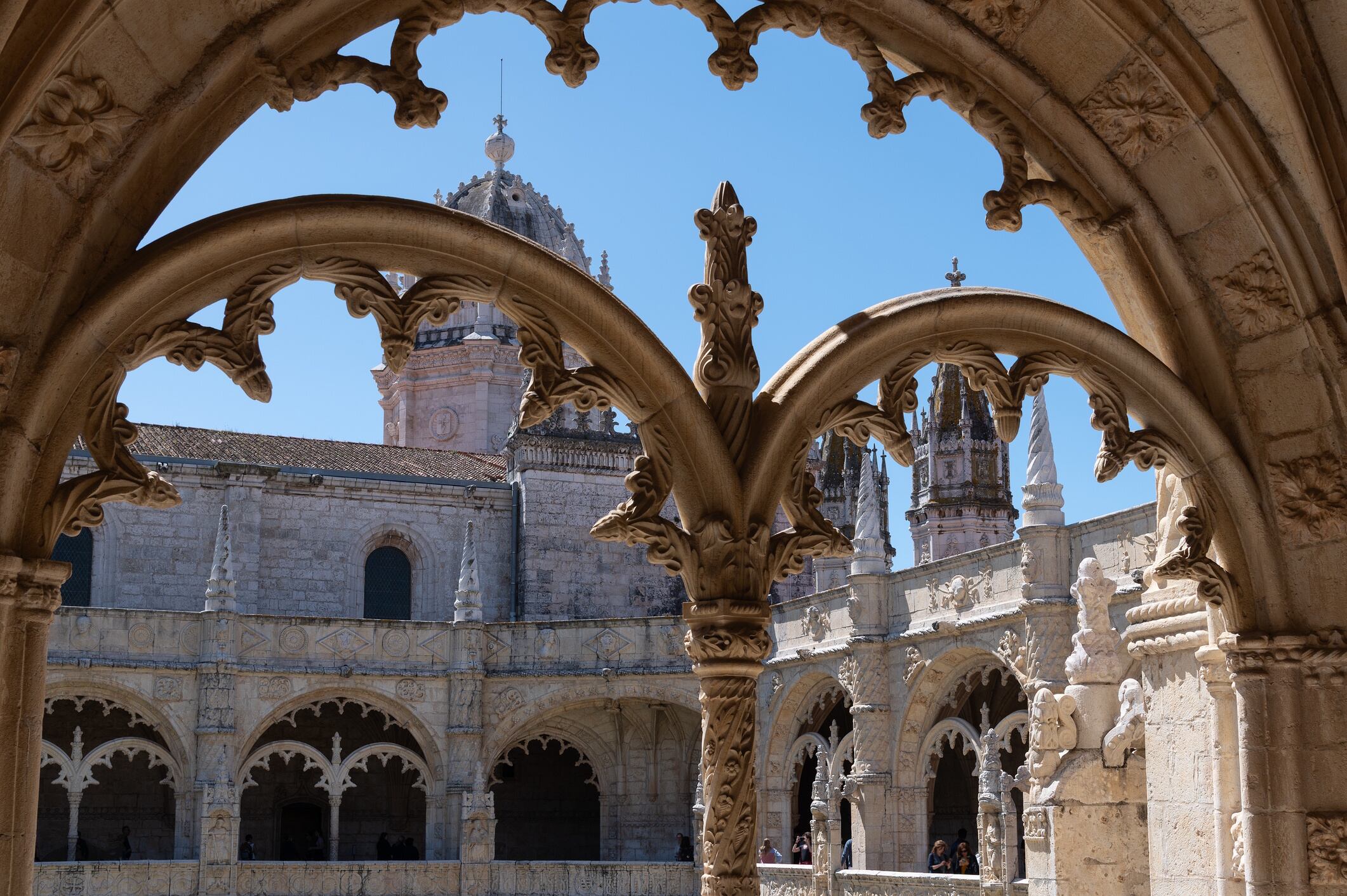 Cloister of the Jerónimos Monastery, historical monument of Lisbon, Portugal Jesus GettyImages