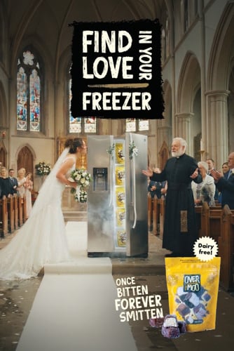 Over the Moo's Once bitten forever smitten campaign