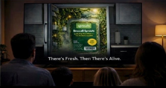 RA Foods’ new national campaign for its Wild About Sprouts positions live sprouts as the next evolution of fresh produce, turning refrigerators into “mini gardens” and tapping into consumers’ growing appetite for nutrient-dense, functional foods.