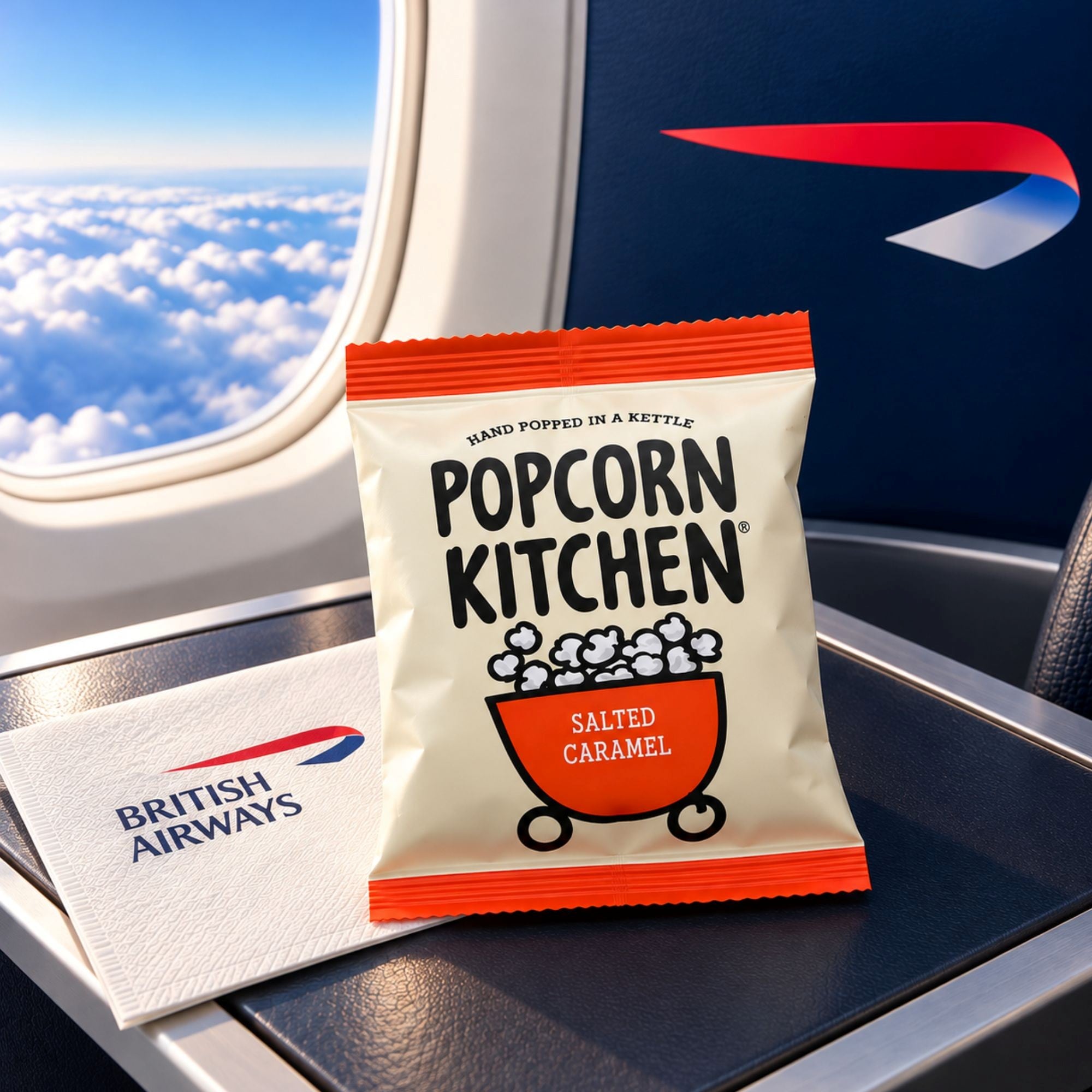 Popcorn Kitchen on British Airways