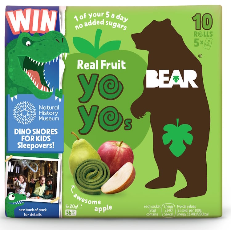 Bear Snacks x Natural History Museum collab