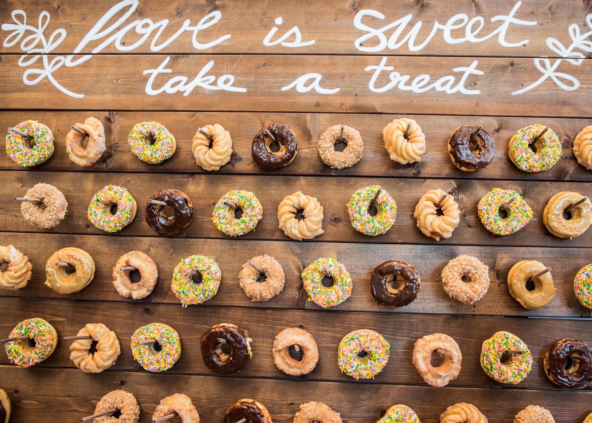 Donuts on a wall Rosanna U GettyImages