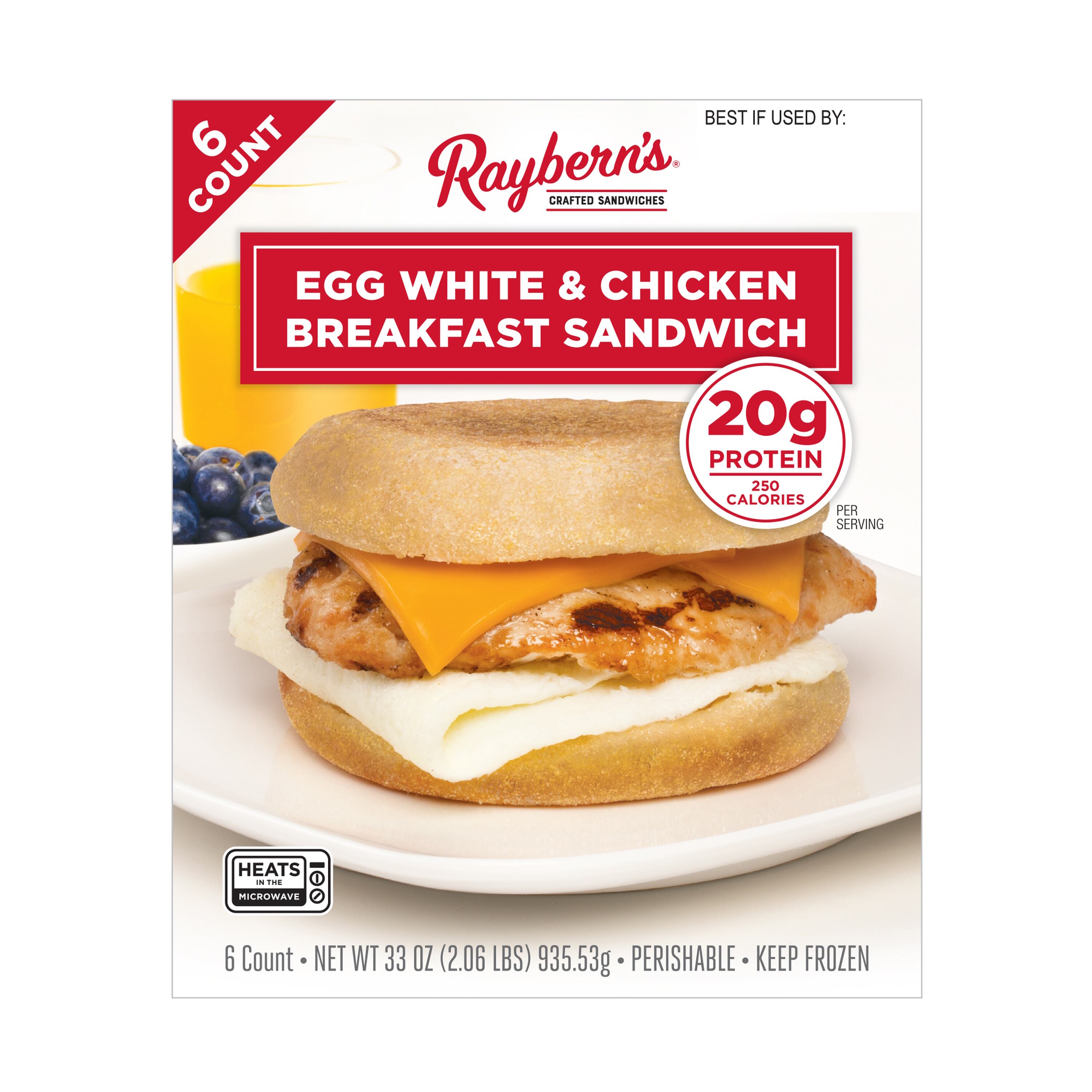 Raybern's breakfast sandwich