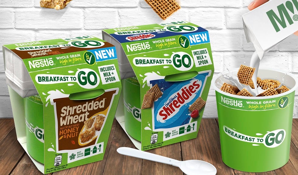 Nestlé and General Mills’ joint venture launches on-the-go cereal in UK