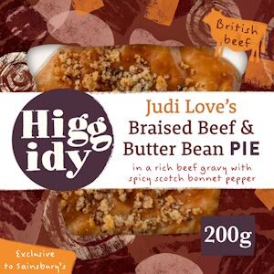 Higgidy's Braised Beef & Butter Bean Pie