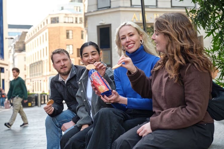 McVities and Dr Ellie Buckley Credit Kennedy News McVitie's