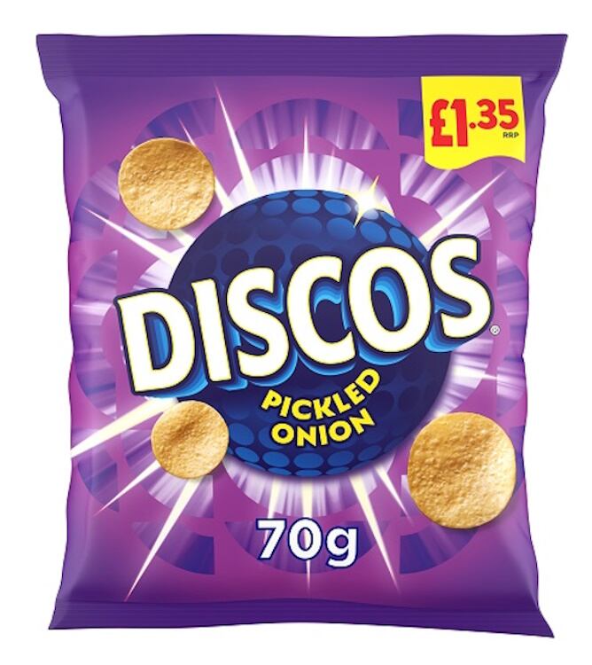 KP Snacks Discos Pickled Onion