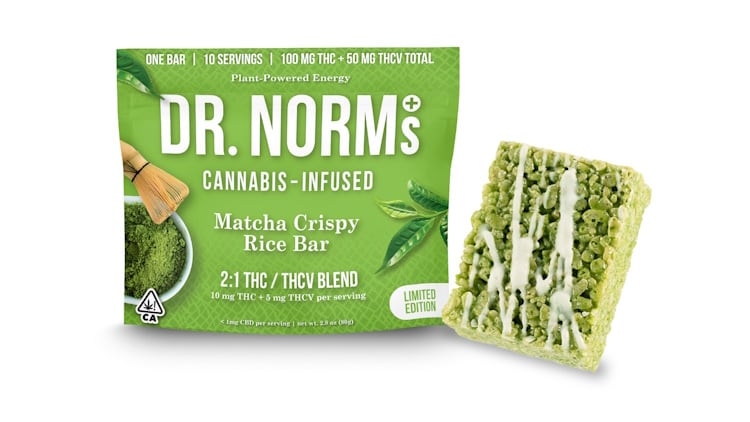 Dr. Norm's Matcha Crispy Rice Bar