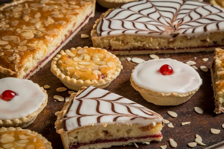 Cherry Bakewell tarts