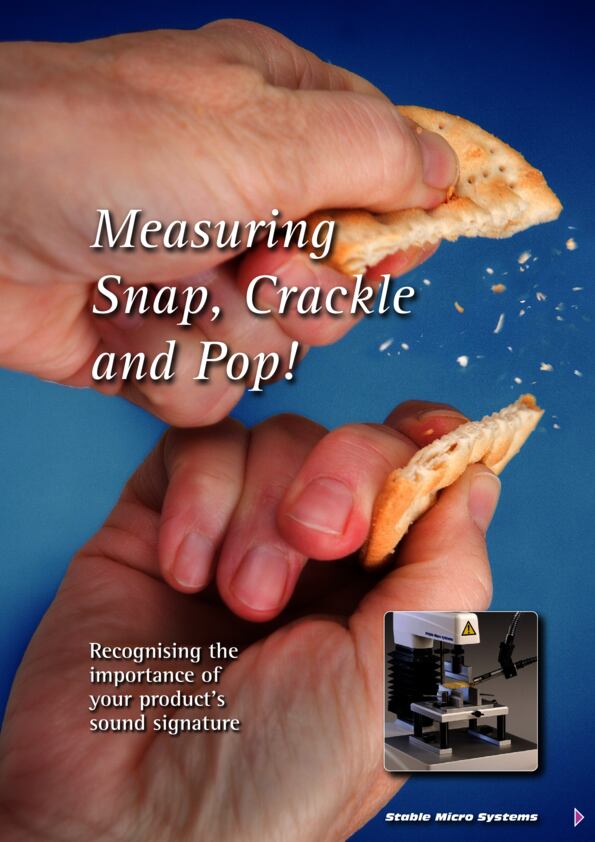 Hit the right notes: measuring sound in food