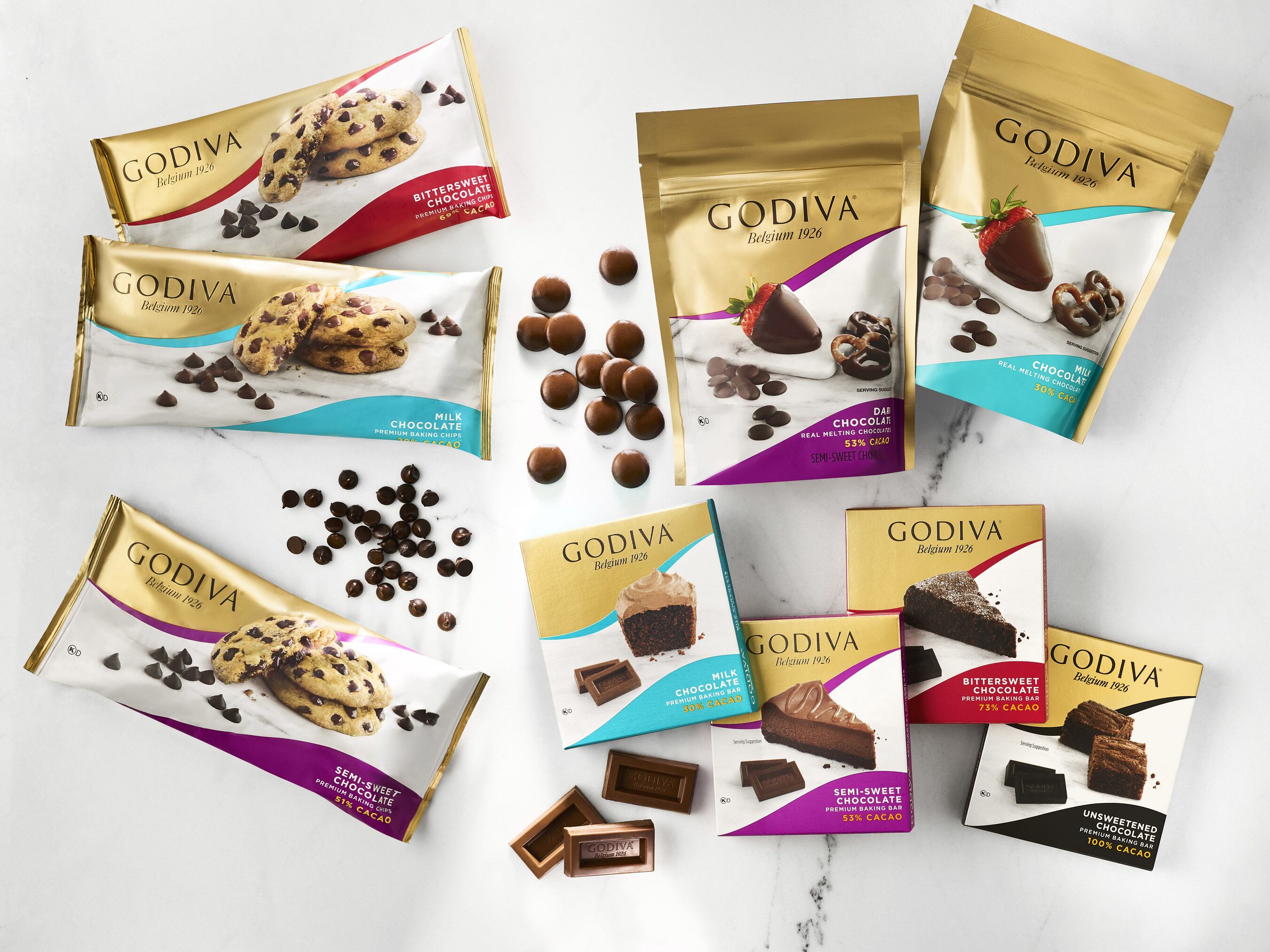 Godiva launches baking chocolate range for bakers and consumers to customize desserts