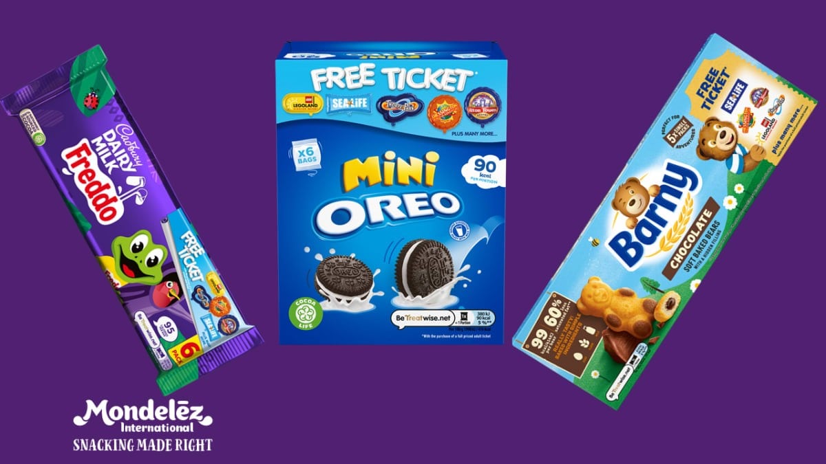 Mondelēz launches QR codes on UK confectionery with info on recycling and wellbeing