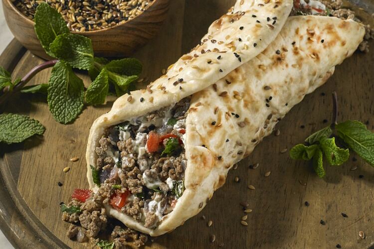 Baked Earth Bakery's flatbread wraps