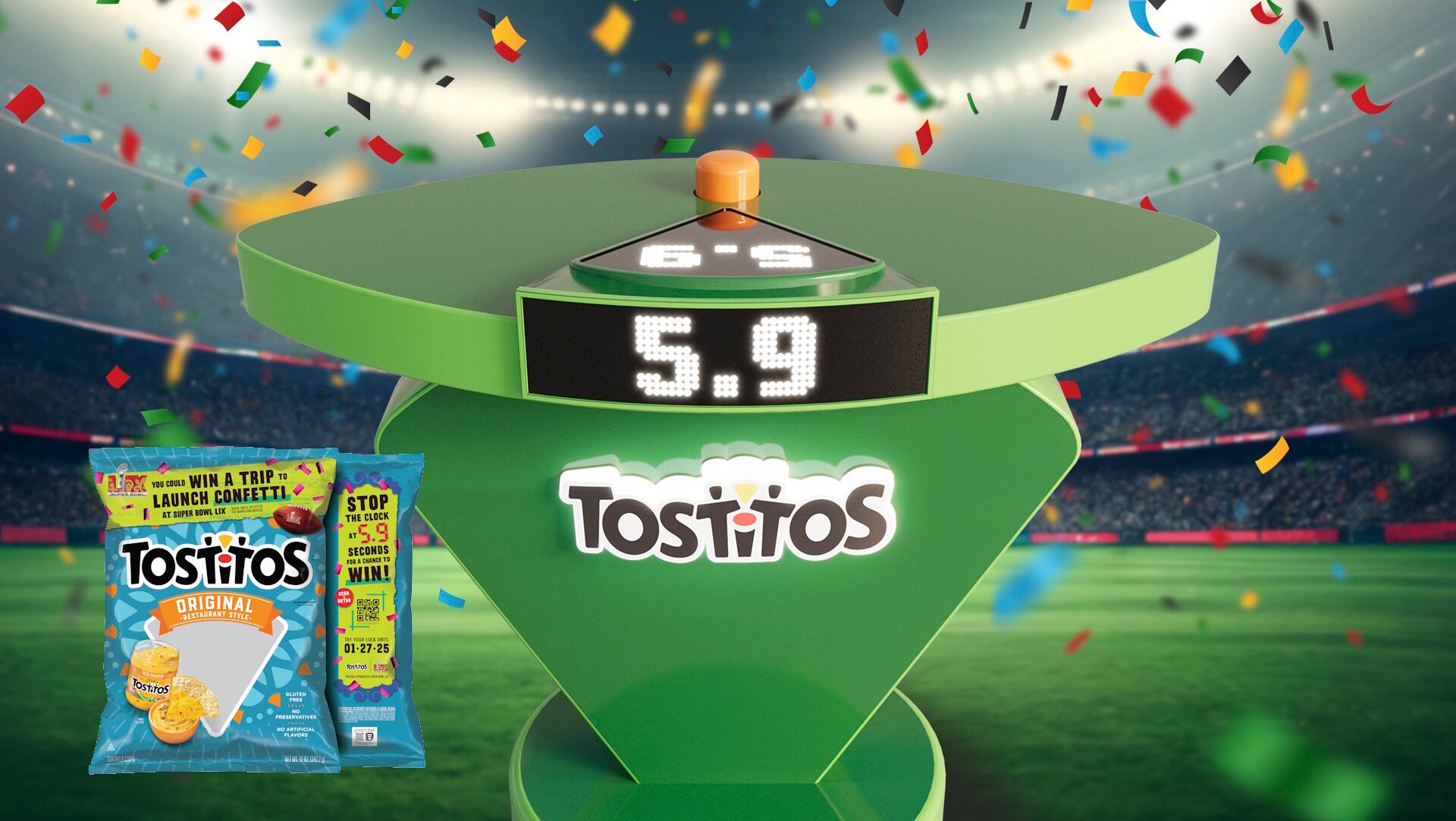 Tostitos countdown clock