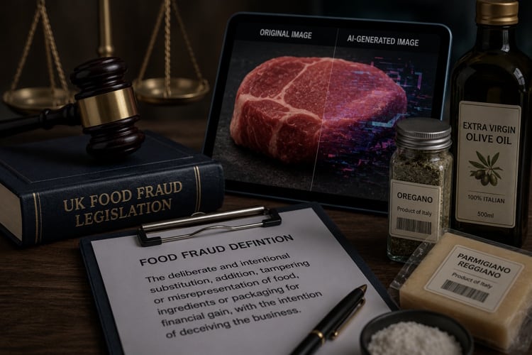 Experts warn that existing regulatory frameworks were not designed to address synthetic images, deepfakes and digitally manipulated food complaints. This image was generated using AI.