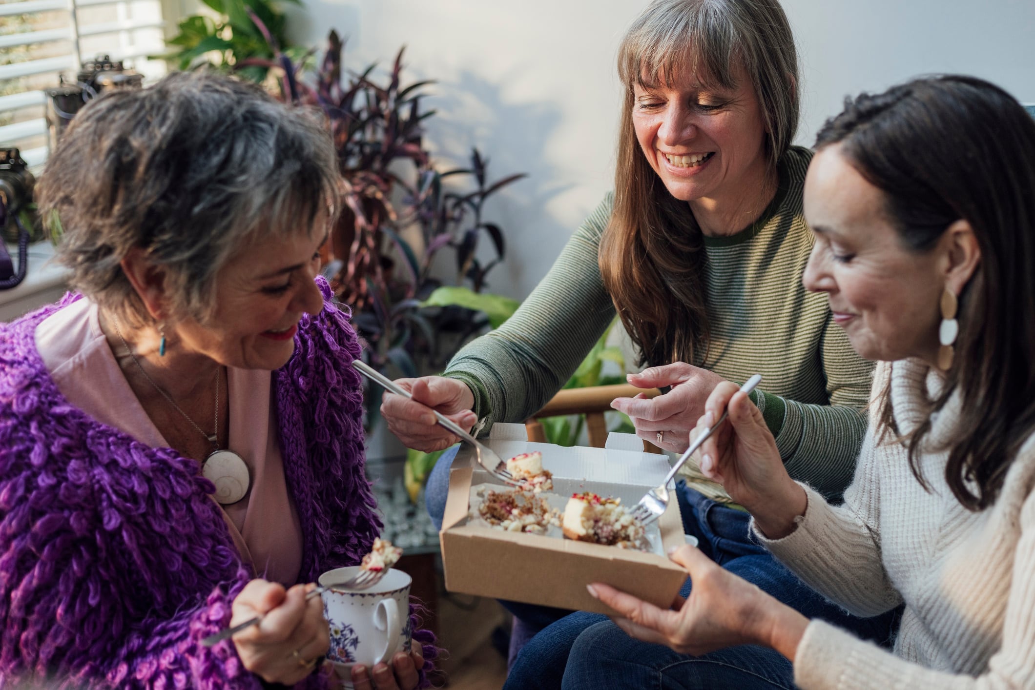 Afternoon treats with friends