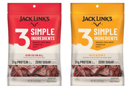 Jack Link's Three-Ingredient Line Product Family