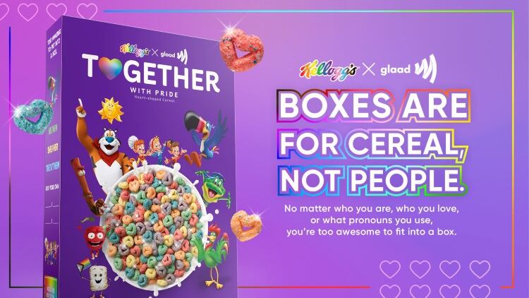Kellogg’s collab with GLAAD unboxes the importance of a place at the table for everyone