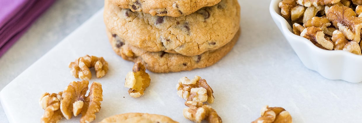 Walnuts in baked goods